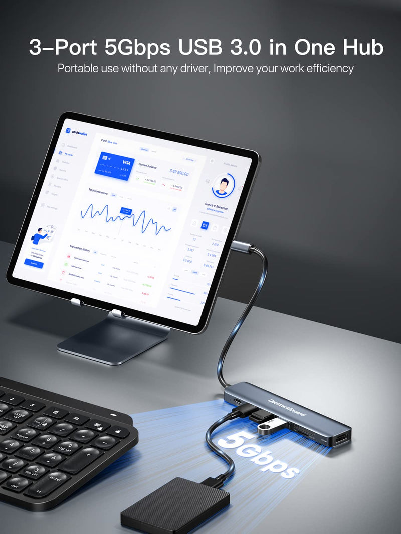 2psc 7-in-1 USB C HUB