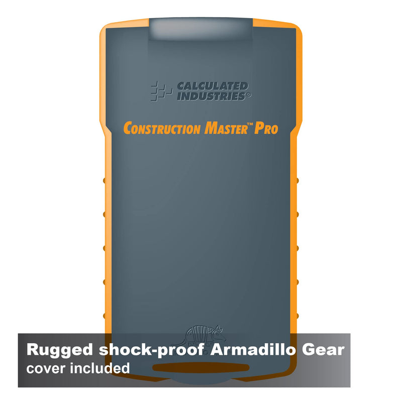 Calculated Industries 4065 Construction Master Pro Advanced Construction Math Feet-inch-Fraction Calculator for Contractors, Estimators, Builders, Framers, Remodelers, Renovators and Carpenters Handheld