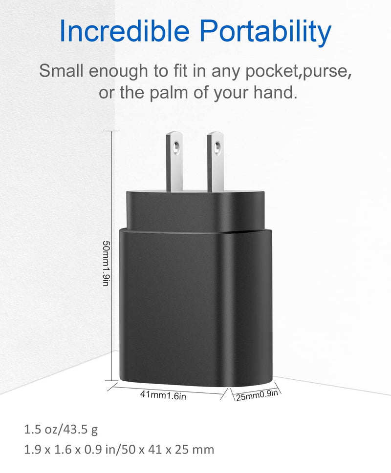[AUSTRALIA] - Type C Charger Fast Charging for Samsung, 25W USB C Fast Charger Block, 2-Pack Android Phone Wall Charger with 6Ft Type C to C Cable for Samsung Galaxy S24 Ultra/S24/S24+/S23 Ultra/S23/S22/S21/Note 20 2pack 