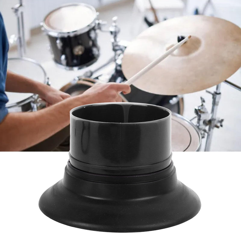 [AUSTRALIA] - Kick Drum Enhancer, Drum Bass Speaker Expands Frequency Enhances Musical Effect with Port Hole Protector for Performance (WP06 Black) WP06 Black 