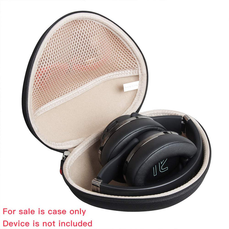 Hermitshell Hard EVA Travel Case Fits OneOdio Adapter-Free Closed Back Over-Ear DJ Stereo Monitor Headphones (Black+Brown) Black+Brown