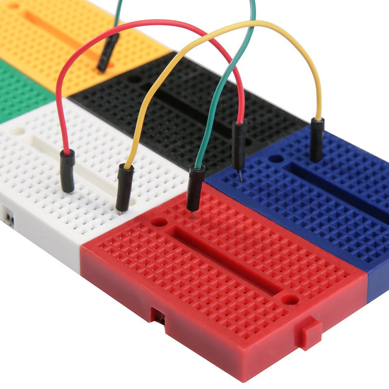 ELEGOO Breadboard Set of 6 170 Tie Points Mini Breadboard Kit for Arduino