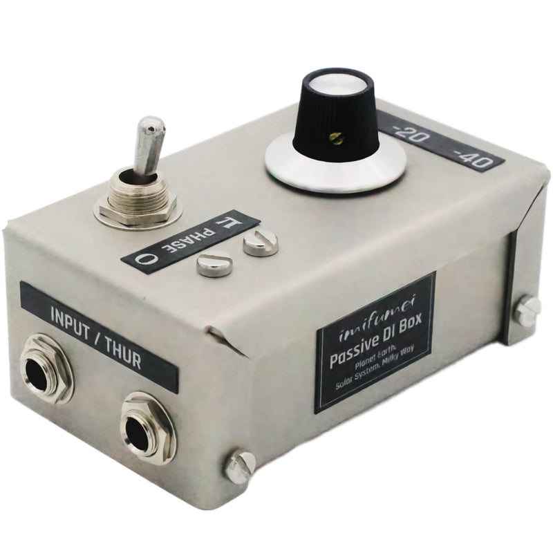 [AUSTRALIA] - Hand-Made Guitar Effect Pedal High-Performance DI Passive Direct Box Unit Hum Eliminator w/Input Attenuator, 1/4'' Impedance Transformer Connector to Balanced & Unbalanced XLR 