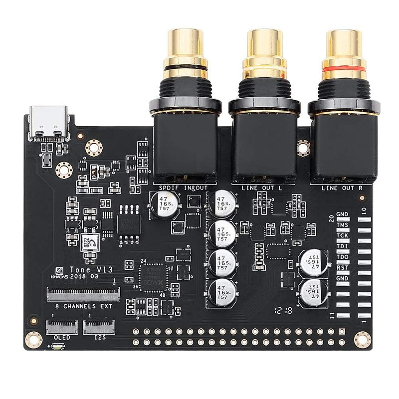 Khadas Tone Board High Resolution Audio Board VIMs, Compatible(Generic Edition) for Desktop PCs/Laptop PCs/Edge, Raspberry PIS and Other SBCs/All Other Devices via Included USB-C to USB-A 2.0 Cable Generic Edition
