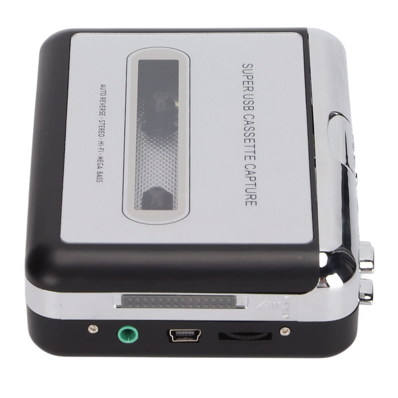 ASHATA Cassette to MP3 Converter Player, Portable Cassette Player with Headphones, 3.5mm Audio Jack, Convert Tapes to MP3 Cassette Tape Player for Laptop PC Car EC218