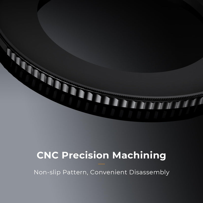 K&F Concept 77mm to 82mm Step-Up Lens Filter Adapter Ring CNC Machined Brass Filter Adapter Rings, for 77mm Lens Install 82mm Filter 77-82mm