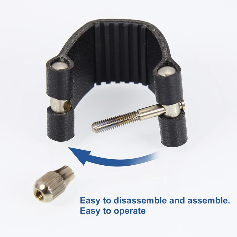 Soprano Saxophone Ligature Fastener, Leather Ligature and Plastic Cap for Soprano Saxophone Sax… Leathers