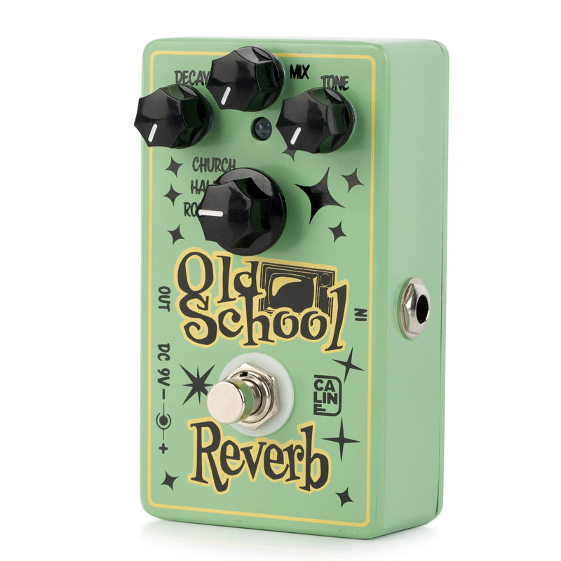 Caline CP-512 Old School Digital Reverb Guitar Effects Pedal (Room, Hall, Church) Aluminum Alloy Casing