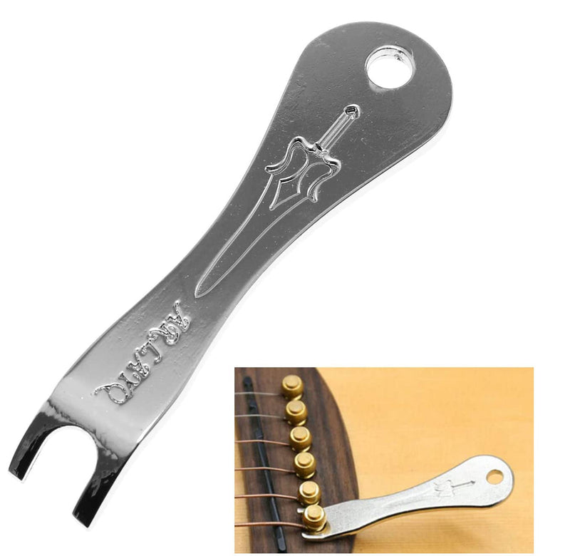 Multifunctional Guitar String Winder String Cutter and Bridge Pin Puller Set 3 in 1 Guitar Repair Tool