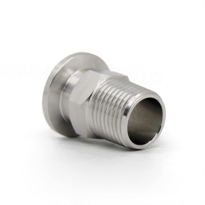 [AUSTRALIA] - SS304 KF16 NPT Male Adaptor thread 1/2" NW16 KF Male coupling ISO-KF16 X NPT 1/2" KF16×MNPT 1/2" 