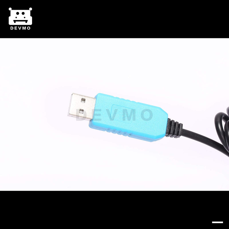 DEVMO PL2303TA USB to TTL RS232 COM UART Module Serial Cable Debug Console Adapter Compatible with Ar-duino,Raspberry Pi
