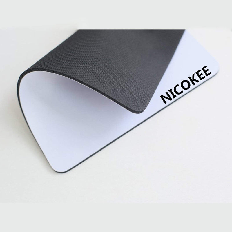 NICOKEE Manatee Rectangle Gaming Mousepad Cute Manatee in The Water Mouse Pad Mouse Mat for Computer Desk Laptop Office 9.5 X 7.9 Inch Non-Slip Rubber M01-033