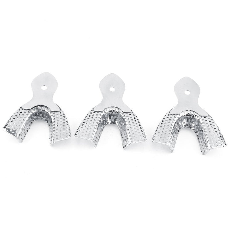 Wincal Dental Trays - 6 Pieces Stainless Steel Autoclavable Tooth Trays Impression Tray Upper & Lower Dental Trays, Dental Imprint Trays, Autoclavable Impression Tray