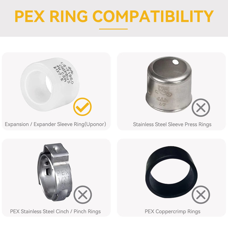 [AUSTRALIA] - 10 Pack PEX-A Fittings, 1/2"x 1/2" Expansion Male NPT Adapter, ASTM F1960 Male Threaded Adapter for A Tubing(PEX1960016) 1/2"x1/2" 10Pack 