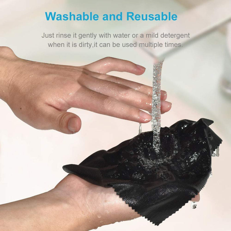 8 PCS Microfiber Cleaning Cloth for Glasses (6"x7"), Premium Eyeglass Cleaning Cloth, Lens Wipes Cloth for Electronics, Glasses, TV Screen, Cell Phone and Laptop, Cleaning the Screens Works Well