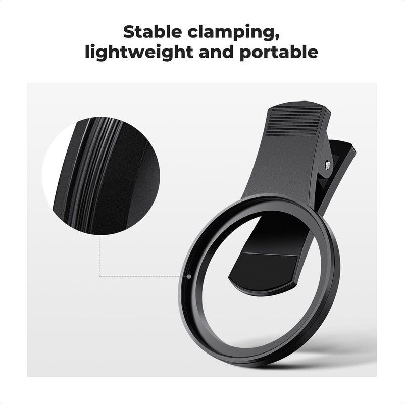[AUSTRALIA] - K&F Concept 52mm Clip-on CPL Phone Camera Lens Filter Kit, Circular Polarizer Polarizing Filter Compatible with iPhone 15 14 13 12 11 