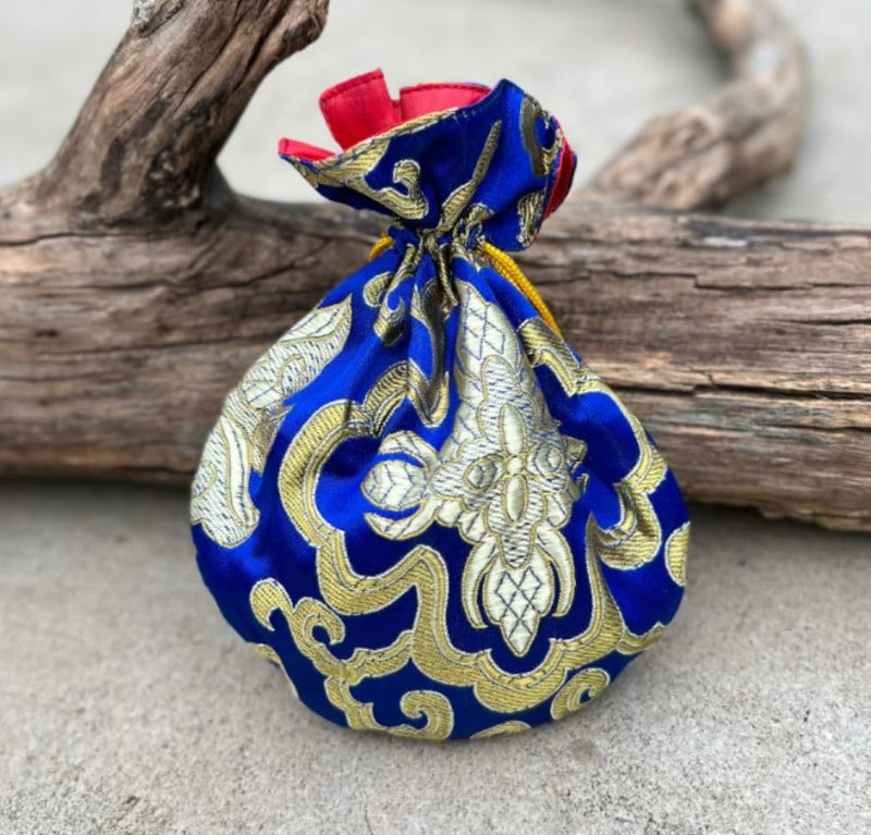 [AUSTRALIA] - 2 Pairs Brass Floral Finger Cymbals Zills for Belly Dancing (Turquoise) Turquoise 