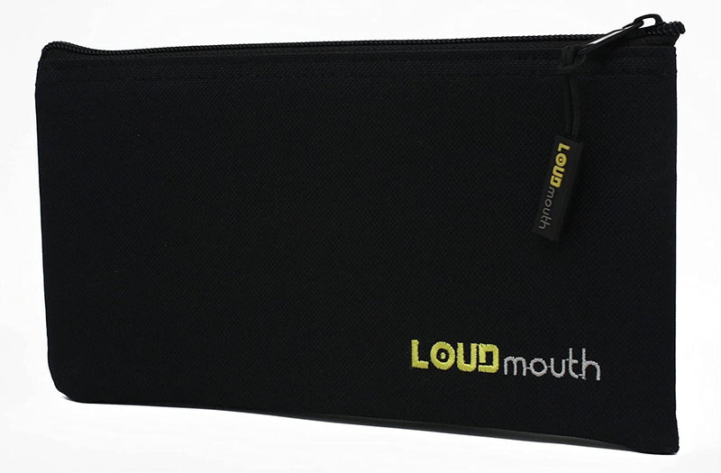 LOUDmouth Zippered Pouch for Handheld Wired Microphones | Mic Bag | 9.25" x 5" (3 Pack) 3 Pack