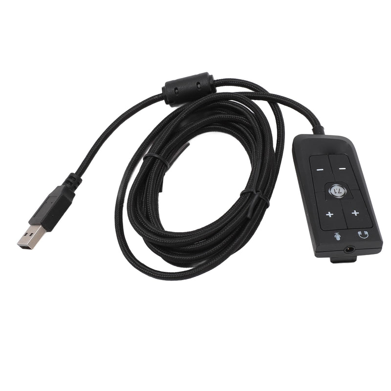 USB Sound USB to 3.5mm Jack Audio Adapter, USB Sound Card USB to 3.5mm Jack Audio Adapter, USB Adapter for HyperX Cloud II, for PS5, for Series X S, for One