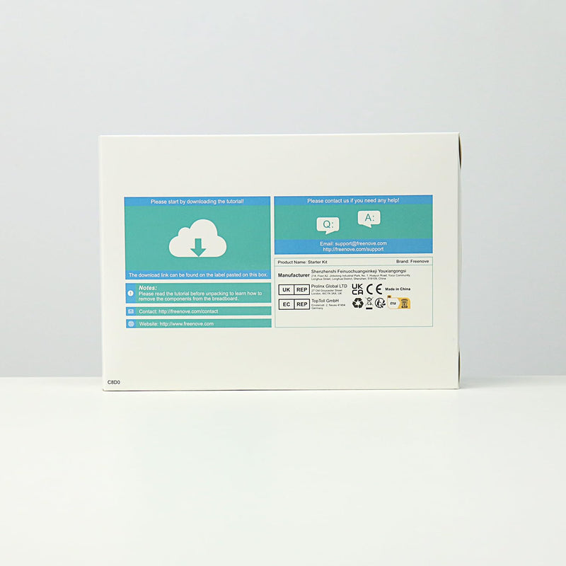 [AUSTRALIA] - Freenove Super Starter Kit for Raspberry Pi Pico 2 W (Included), Dual Arm Cortex-M33 and Dual Hazard3 RISC-V Microcontroller, 588-Page Detailed Tutorial, 177 Items, 94 Projects, Python C Java Code with Raspberry Pi Pico 2 W 