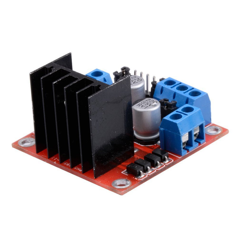 zalati Motor Drive Controller Board L298N Dual H Bridge DC Stepper Motor Driver Module Compatible with Arduino