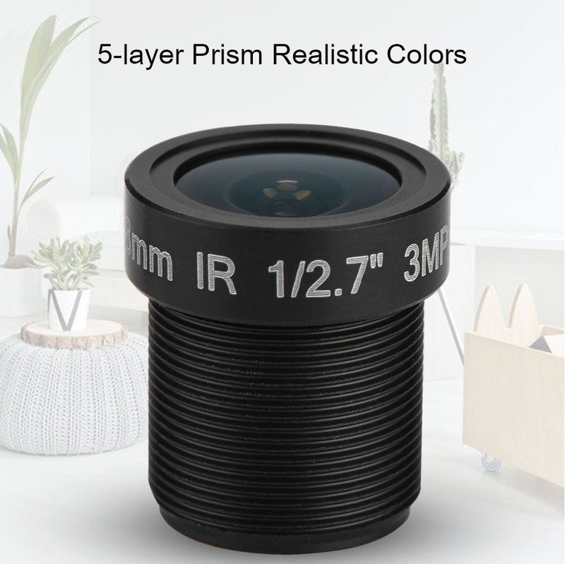 Sonew 2.8mm Lenses Kits for CCTV Cameras Security Camera 3 Million Pixels 1/3'' IR CCTV Lens 5-Layer Prism Lens for Network Camera