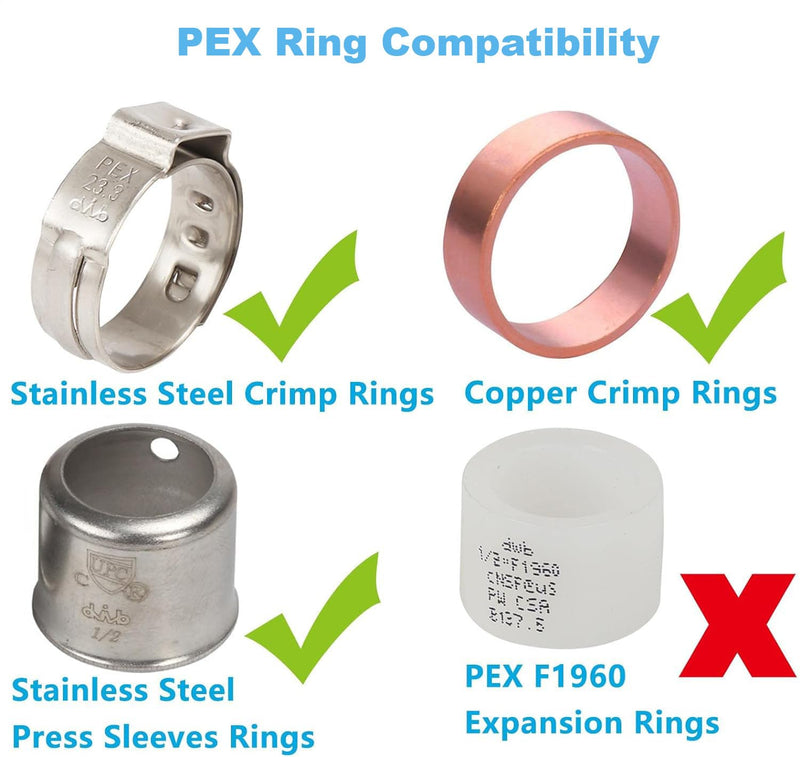 20 Pack TMKOOL Poly PPSU Pex 3/4" x 1/2" Male NPT Threaded Adapter Barb Crimp Fittings for PEX B Pipes ASTM F2159 (20pcs 3/4"x1/2") 20 3/4"x1/2"
