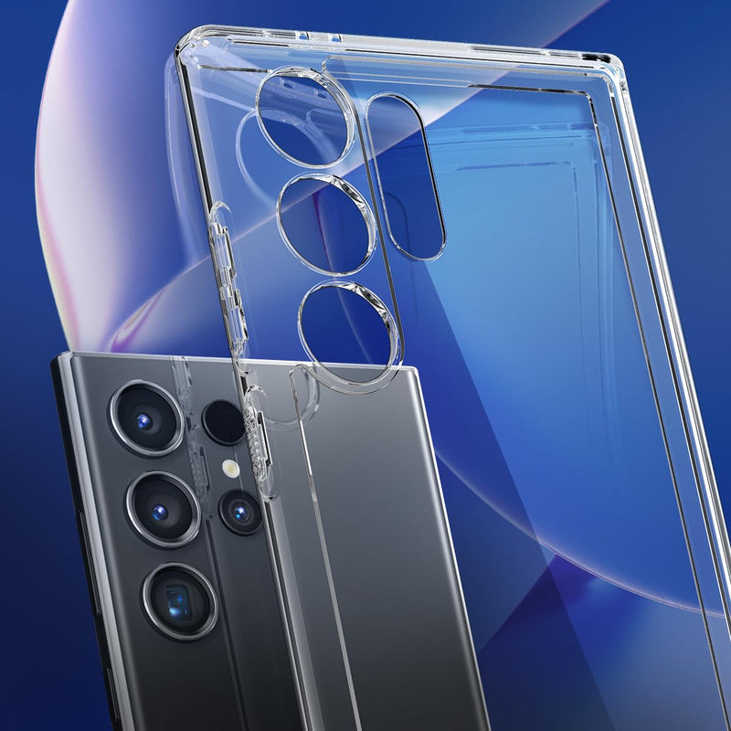 Spigen Ultra Hybrid Designed for Galaxy S24 Ultra Case (2024), [Anti-Yellowing] [Military-Grade Protection] - Crystal Clear