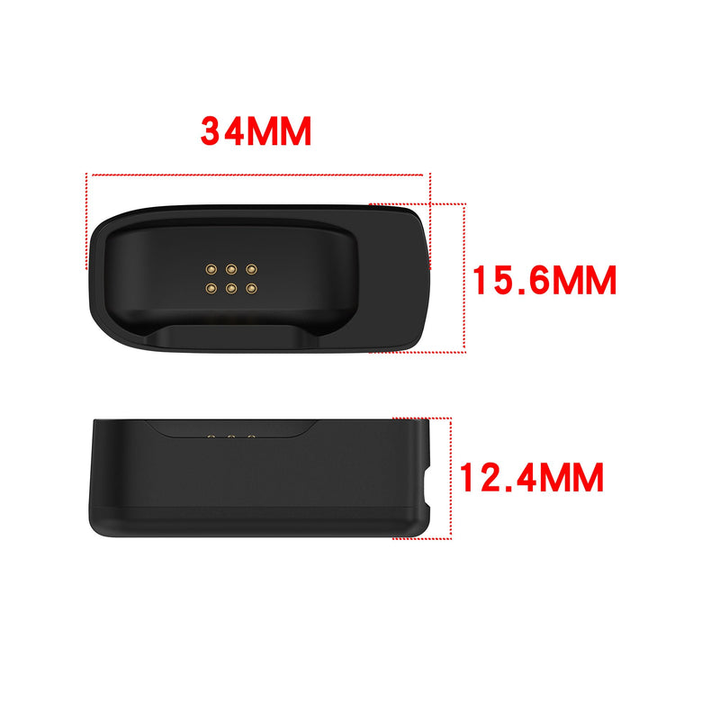 E ECSEM Charger Dock Compatible with DJI Mic 3/ DJI Mic Mini 2 Transmitter, 3.3Ft Type-C Magnetic Fast Charging Stand