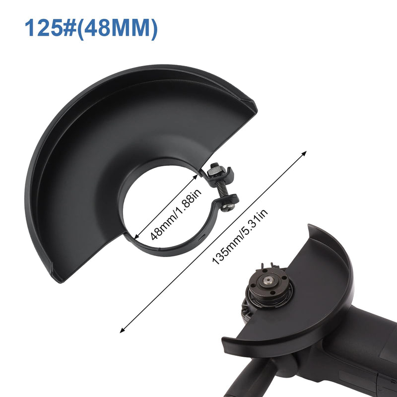 Winkelschleifer-Radabdeckung, Schutzabdeckung für Winkelschleiferscheiben Ersatz-Schutzhaube für Winkelschleifer winkelschleifer zubehör, for 125mm Angle grinder (135 x 48 mm)