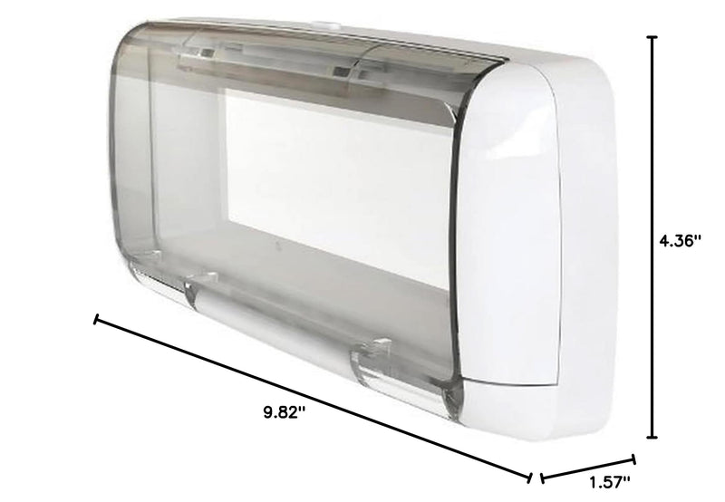 [AUSTRALIA] - Dual Electronics SG3 Splashguard Marine Radio Housing Unit, Waterproof, Transparent, Single DIN, White 