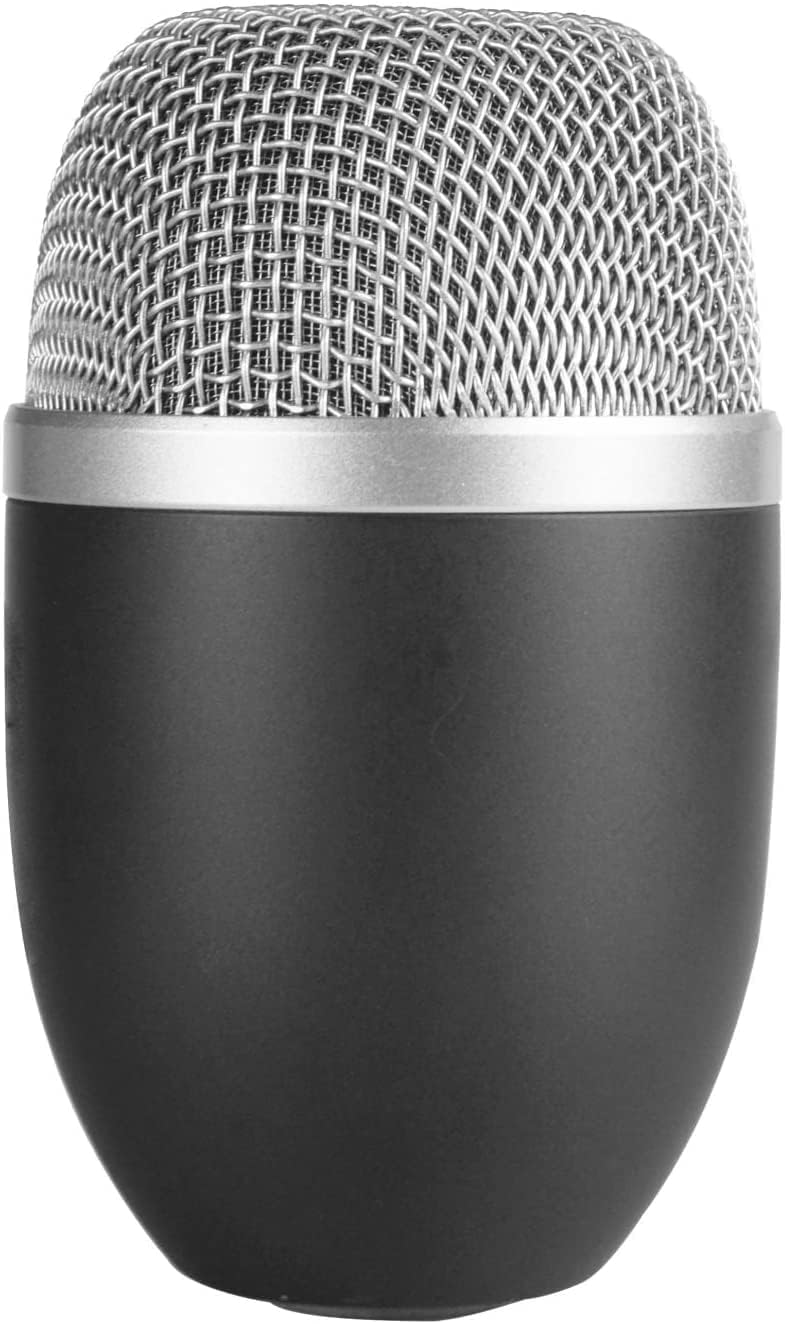 Bass Drum Microphone with Dynamic Pick Up Pattern, Tom Microphone Swivel Adjustable Kick Drum Mic with Durable Steel Mesh Grille Dynamic Instrument Mic