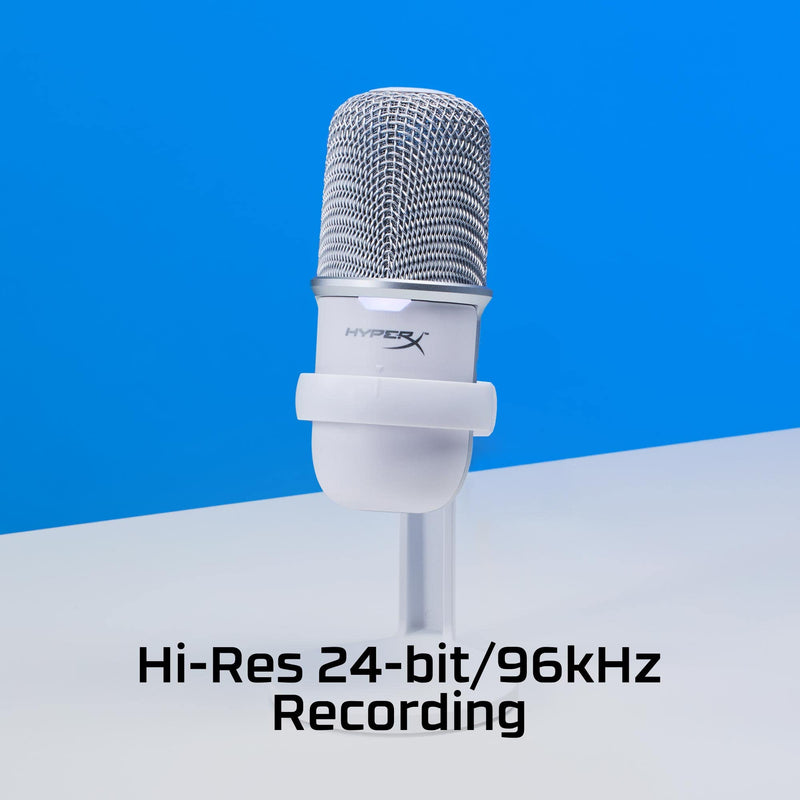 HyperX SoloCast – USB Condenser Gaming Microphone, for PC, PS4, PS5 and Mac, Tap-to-Mute Sensor, Cardioid Polar Pattern, great for Gaming, Streaming, Podcasts, Twitch, YouTube, Discord Black