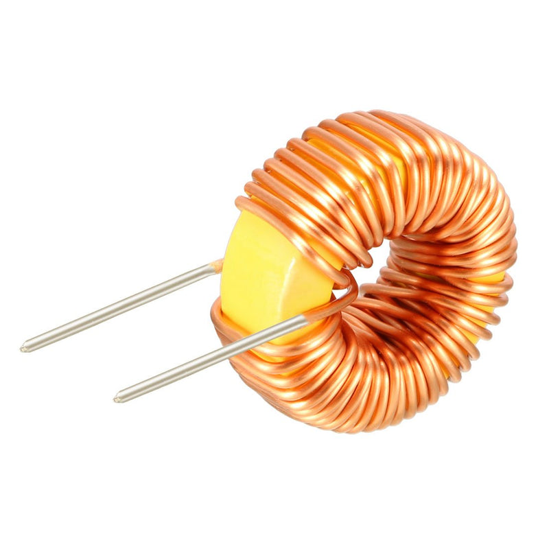 sourcing map Horizontal Toroid Magnet Inductor Monolayer Wire Wind Winding 6ACoil Pack of 10