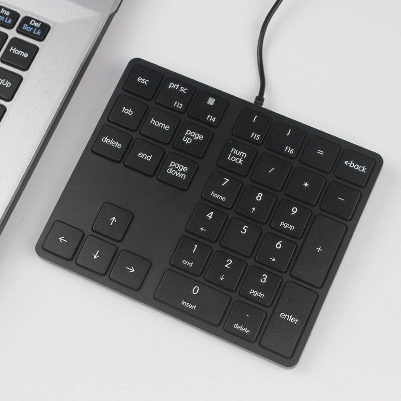 Numeric Keypad 34 Keys (30%) Mini Multifunctional Wired Numpad Portable Keypad Black Magicforce by Qisan