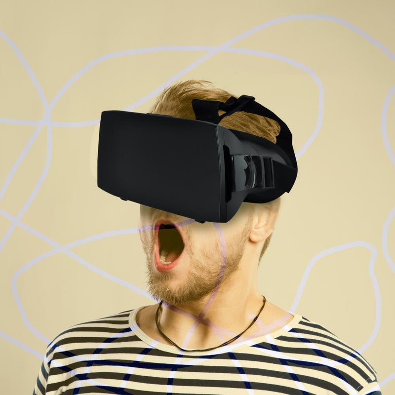 Pyle PLV3D15 Universal 3D VR Headset Glasses, Virtual Reality Viewing Entertainment Goggles