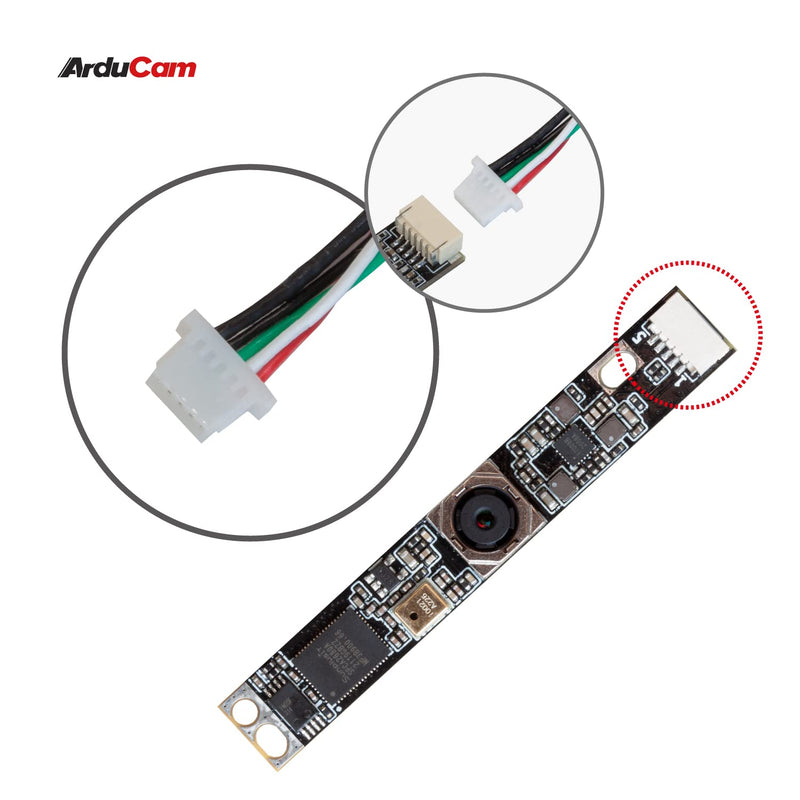 Arducam 8MP Autofocus USB Camera, IMX179 Lightburn Camera with Microphone, Ultra HD Embedded Webcam for PC and Raspberry Pi, Compatible with Linux, Windows, and Mac OS 8MP IMX179 Autofocus