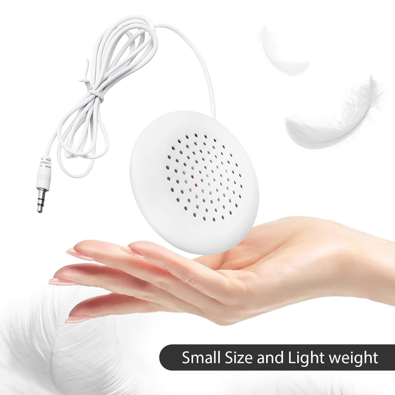 [AUSTRALIA] - 5pcs Pillow Speaker, Under Pillow Speaker for Sleep, 3.5mm Mini Stereo Speaker for MP3 Phone Portable CD 