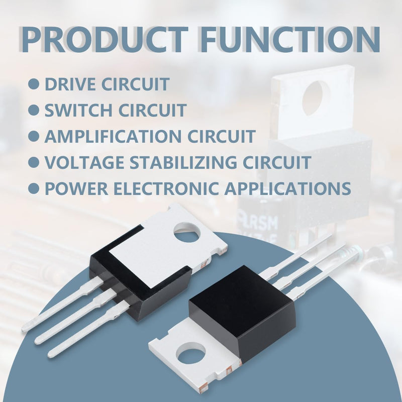 [AUSTRALIA] - Innfeeltech MOSFET Transistors IRF3205 110A 55V Field Effect Tubes N-Channel To-220 Power MOSFET Field Effect Transistor Rectifier Pack of 10 IRF3205, 110A 55V 