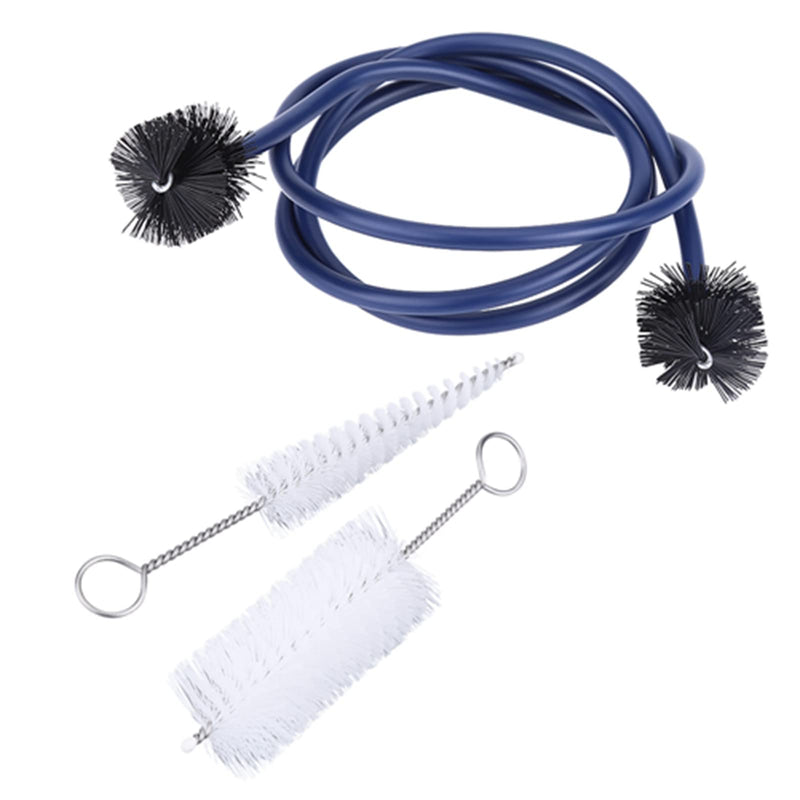 Trumpet Cleaning Kit, Trumpet Maintenance Care Kit, Includes Mouthpiece Brush, Valve Brush and Flexible Snake Brush