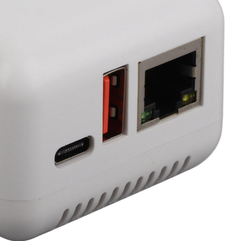 USB 2.0 Network Print Server, 5V LAN Print Share Server, Wireless Print Server, USB Printer Server Adapter, 100 to 240V, US Plug, Supports Multiple Operating Systems
