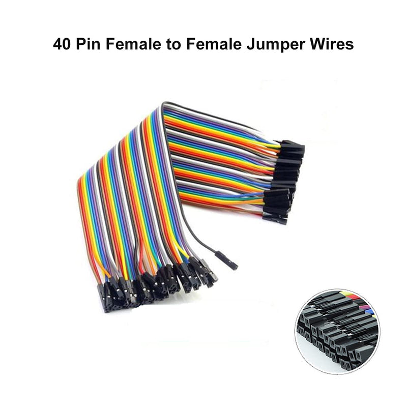 120 Pin Dupont Jumper Wires, 20 cm Wire Length (40Pin Male to Female, 40Pin Male to Male, 40 Pin Female to Female), with Arduino and Raspberry Pi Projects (Set of 3) 1 Pack (Set of 3)