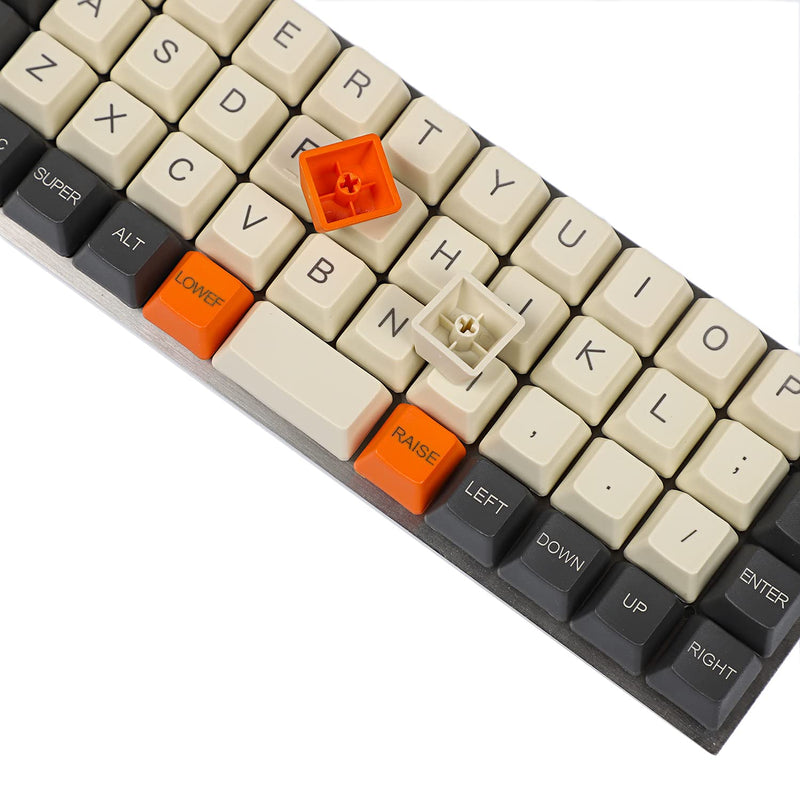 YMDK Carbon Laser-Etched Top Print OEM Keycap 1.5mm PBT for MX Switches Planck Niu40 Preonic Keyboard (Top Printed)(Only Keycap) Carbon Top Print