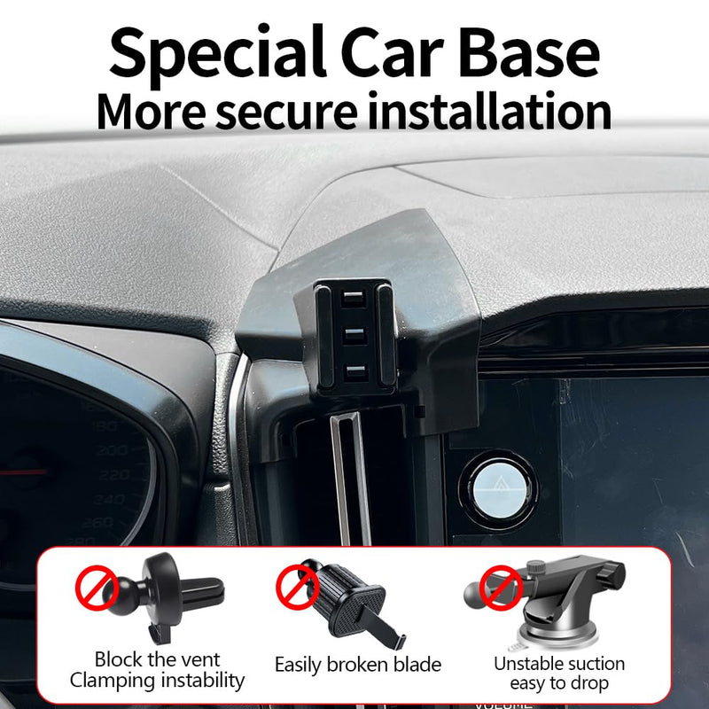 Car Phone Holder For Subaru WRX 2022 2023 2024 2025 2026，Crosstrek 2024-2026，Impreza 2024-2026 Auto Accessories Navigation Bracket Interior Decoration dashboard Cell mobile Phone Mount case accessory