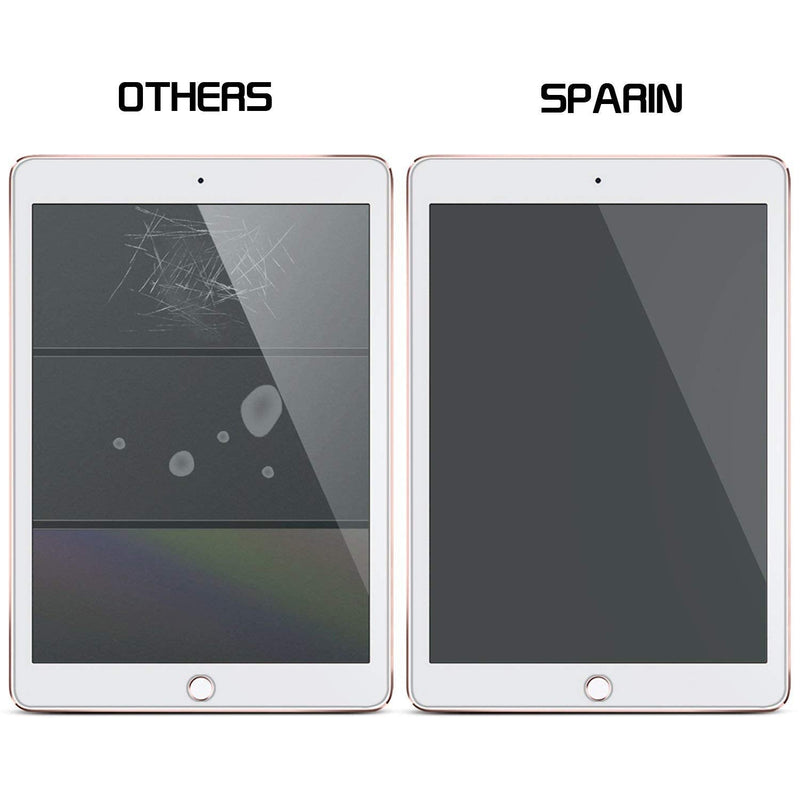 SPARIN Screen Protector for iPad 6th Generation 9.7 inch/iPad 5th Generation, Tempered Glass Compatible with iPad Air 2 9.7 inch