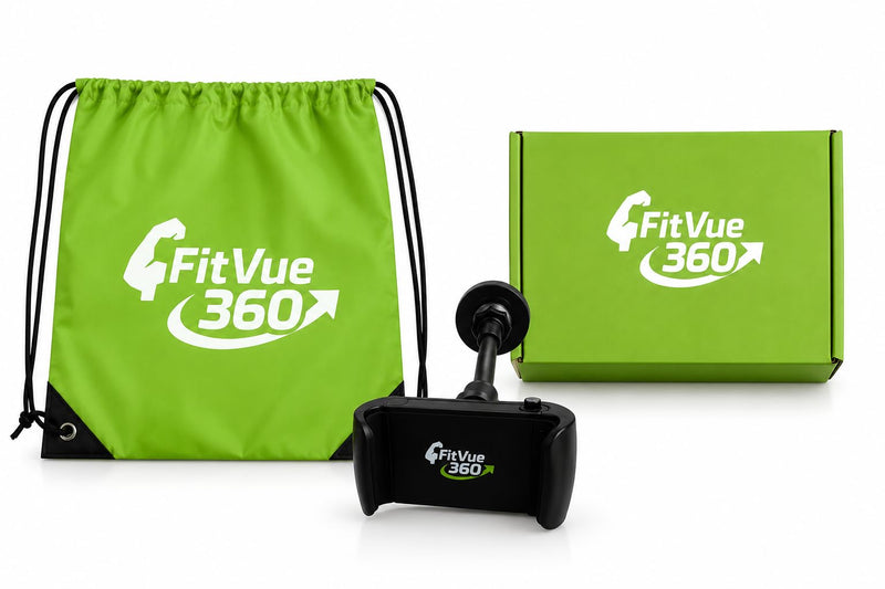 FitVue 360™ Magnetic Gym Phone Mount – 360° Adjustable Flexible Gooseneck Holder for Workout Recording, Fitness Content Creation & Gym Filming