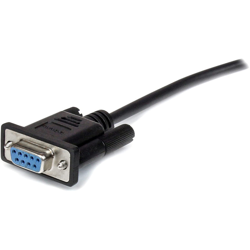 StarTech.com 1m Black Straight Through DB9 RS232 Serial Cable - DB9 RS232 Serial Extension Cable - Male to Female Cable (MXT1001MBK) 3.3 ft / 1 m