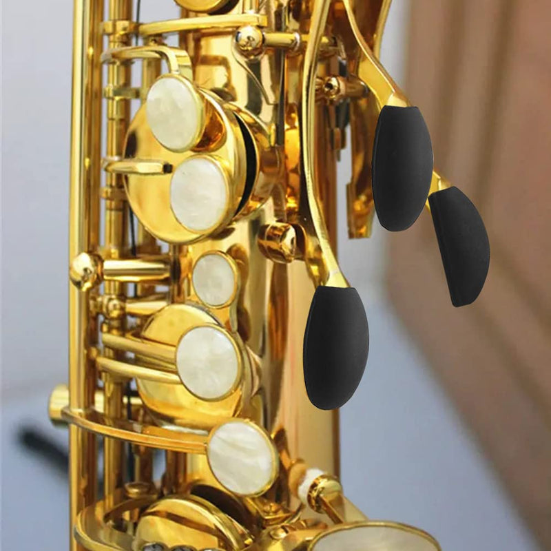 [AUSTRALIA] - 6 pcs Alto Saxophone Thumb Rest, findTop Saxophone Accessories, Clarinet Thumb Rest Cushion, Tenor Saxophone, Baritone Saxophone(Black) 