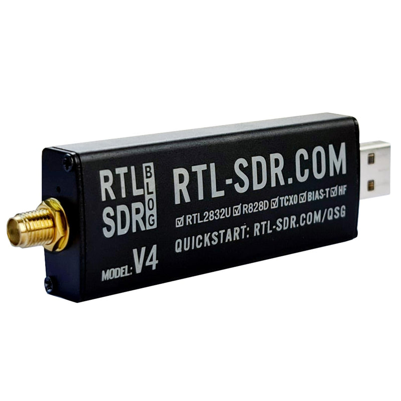 V4 R828D RTL2832U 1PPM TCXO HF Bias Tee SMA Software Defined Radio with Dipole Antenna Kit