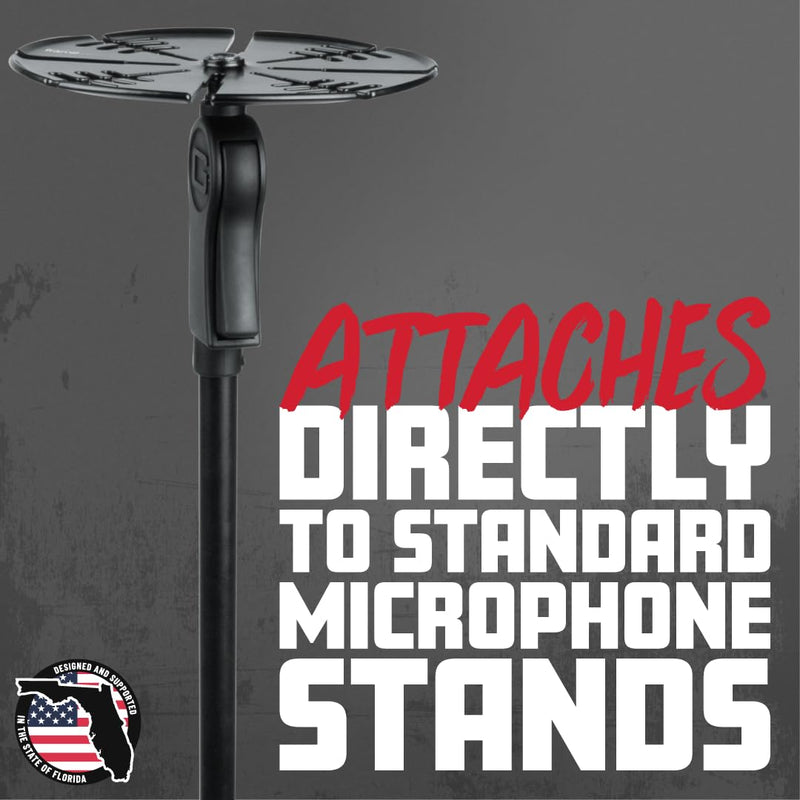 [AUSTRALIA] - Gator Frameworks Microphone Stand Cable Hanger & Organizer, Prevents Cables from Over-Coiling or Kinking (GFW-CABLEHNGRTRAY) 